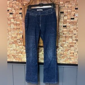 Vintage Y2K Tommy Hilfiger high rise flare belted denim size 4